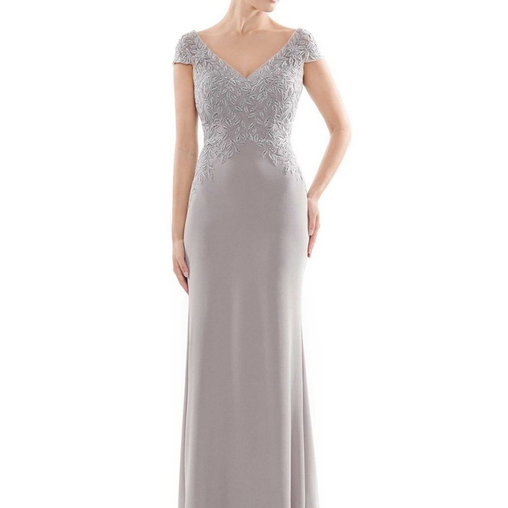 Women's Formal Gown Dress Rina diMontella Couture, RD2718, Light Mauve, Size 8